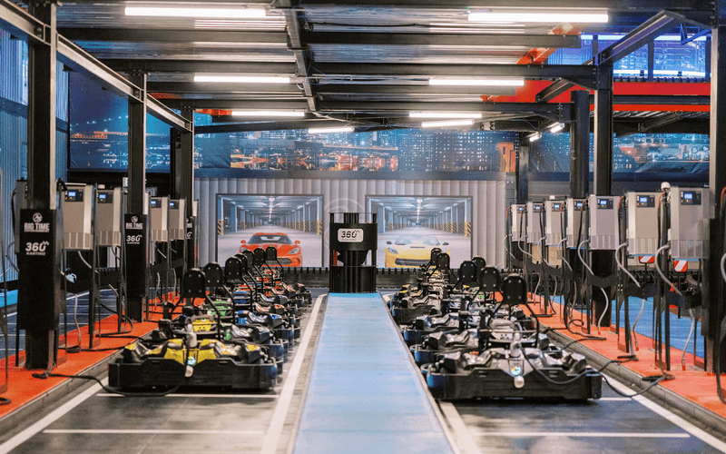 Try the Multi-Level Go-Kart Track