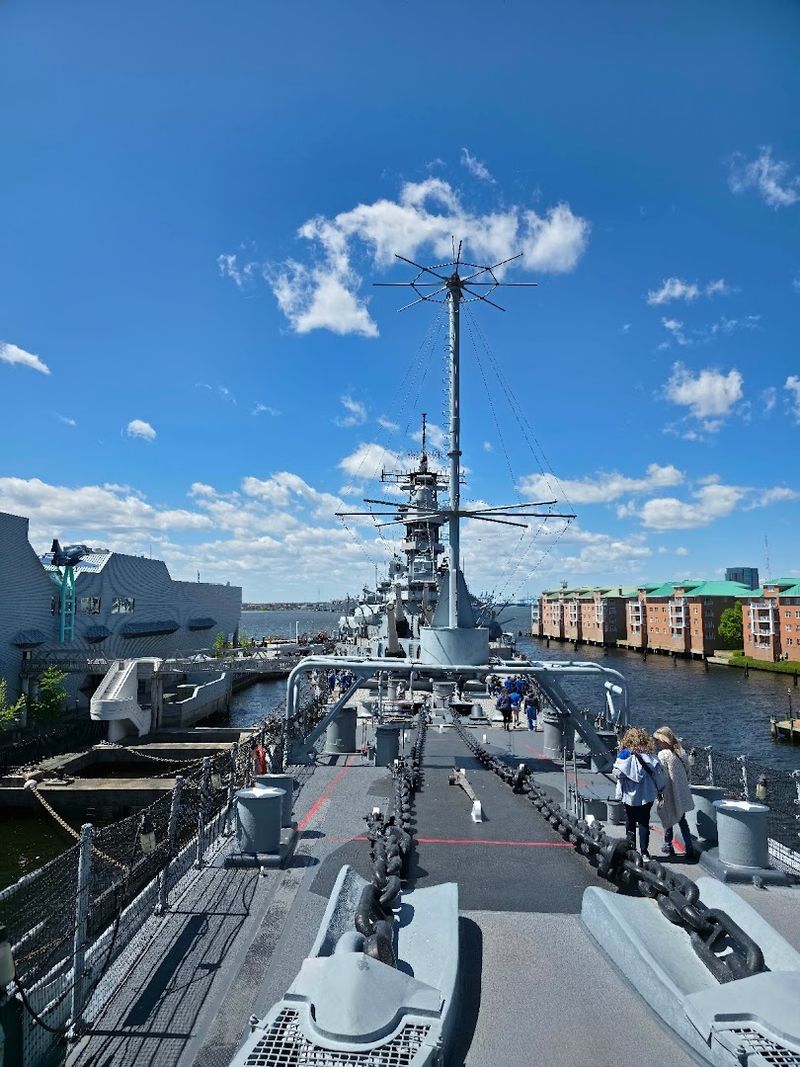 Visiting USS Wisconsin at Nauticus, Norfolk Virginia