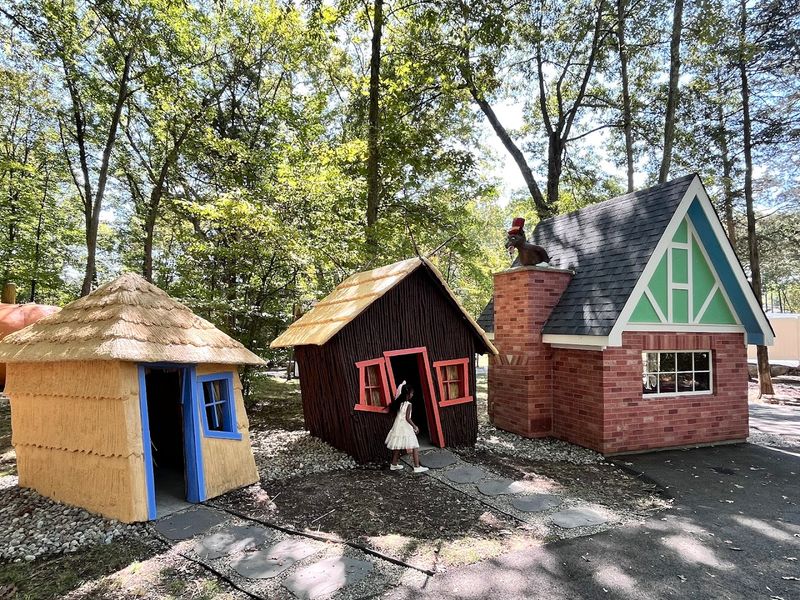 Walking Through the Wooded Storybook Trail