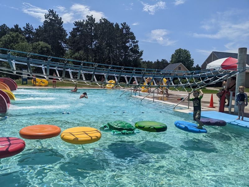 Water Basketball and Climbing Wall