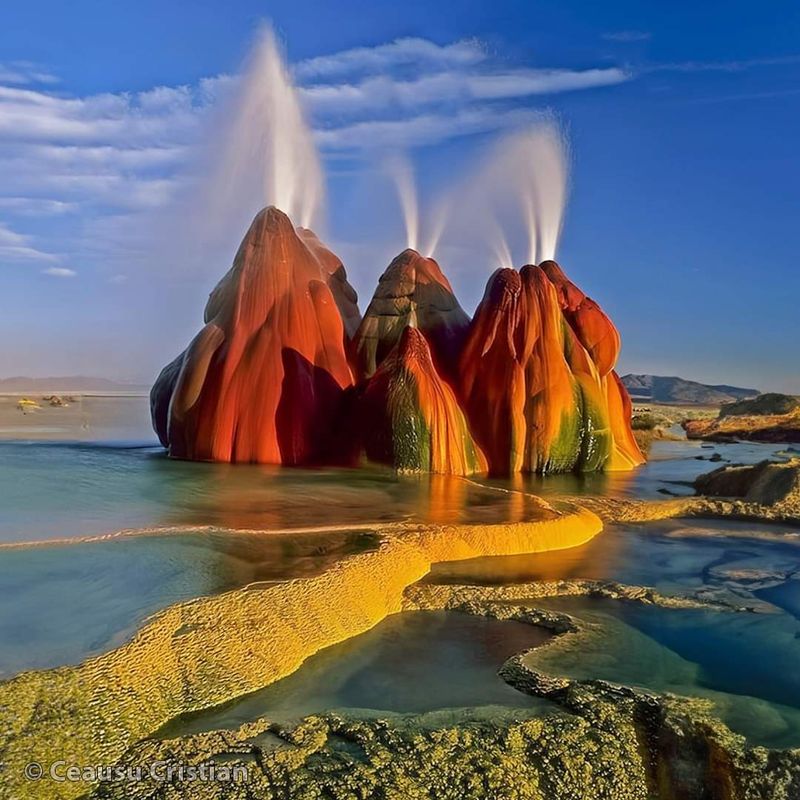 What Fly Geyser Actually Looks Like Up Close What Fly Geyser Actually Looks Like Up Close
