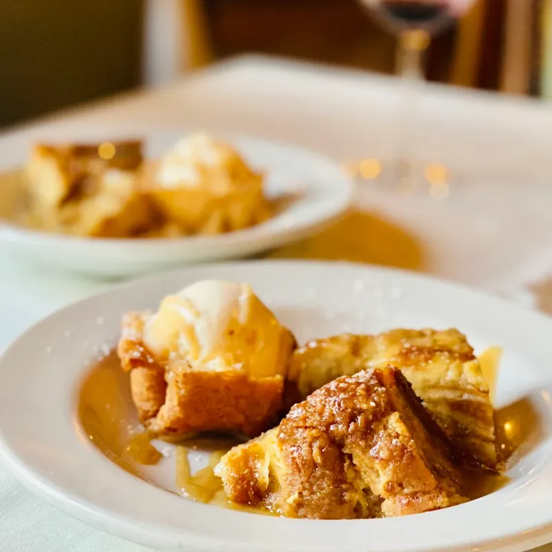 Why the Warm Croissant Bread Pudding Steals the Show