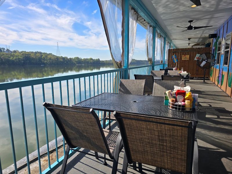 You Are Actually Dining On The Water Here