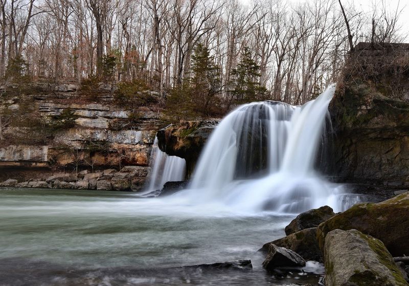 You Can See Indiana's Largest Waterfall Up Close You Can See Indiana's Largest Waterfall Up Close