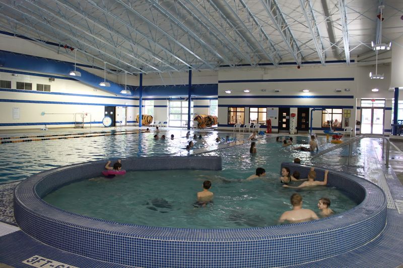 You Can Swim Laps in a Six-Lane Indoor Pool You Can Swim Laps in a Six-Lane Indoor Pool
