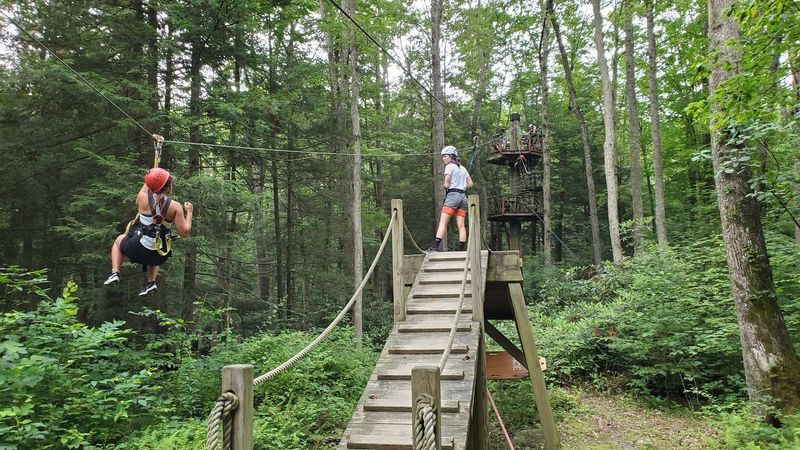 Zip Lines and Aerial Adventures Over the Gorge