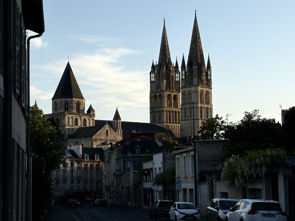 The medieval Abbaye aux Hommes is the present day City Hall of Caen.