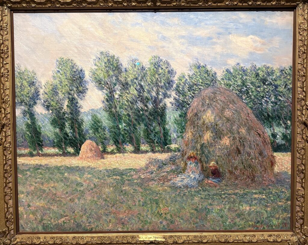 One of the series of Haystacks painted by Monet during his years at Giverny, at the Museum of Impressionism.