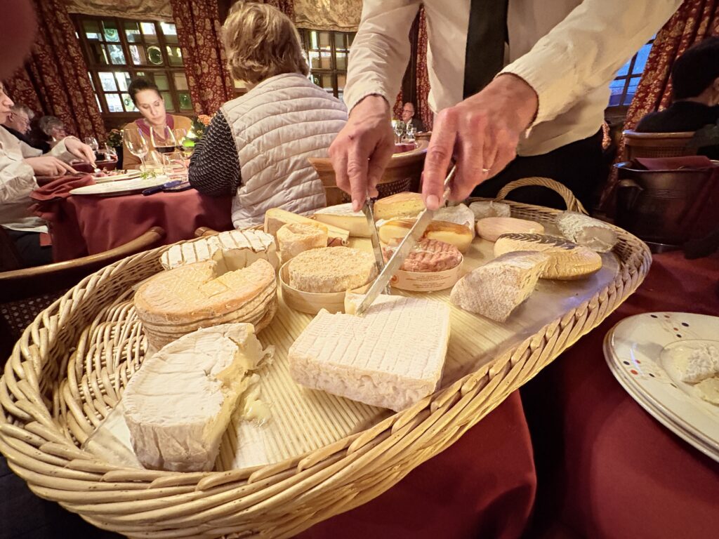 Sample some of Normandy's famous cheeses at breakfast, lunch or dinner.