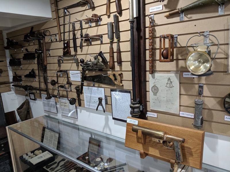 19th-Century Shipbuilding Tools and Navigational Equipment