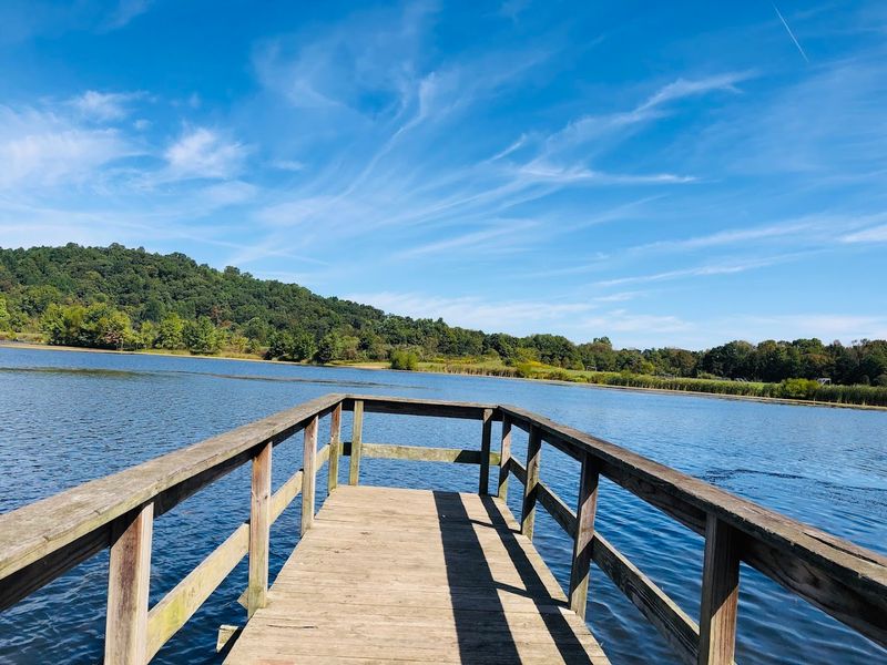 A 53-Acre Lake With Crystal-Clear Water For Fishing And Boating