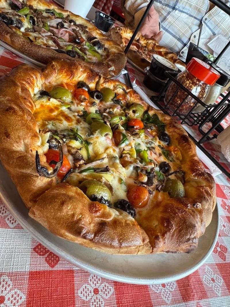 A Menu Full Of Pizzas With Character