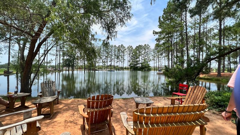 A Peaceful Pond, Pine Trees, and Seasonal Live Music