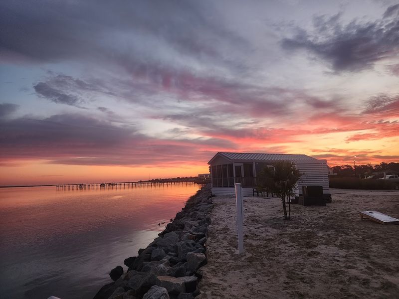 A Private Beach Area Where Sunsets Become a Nightly Ritual