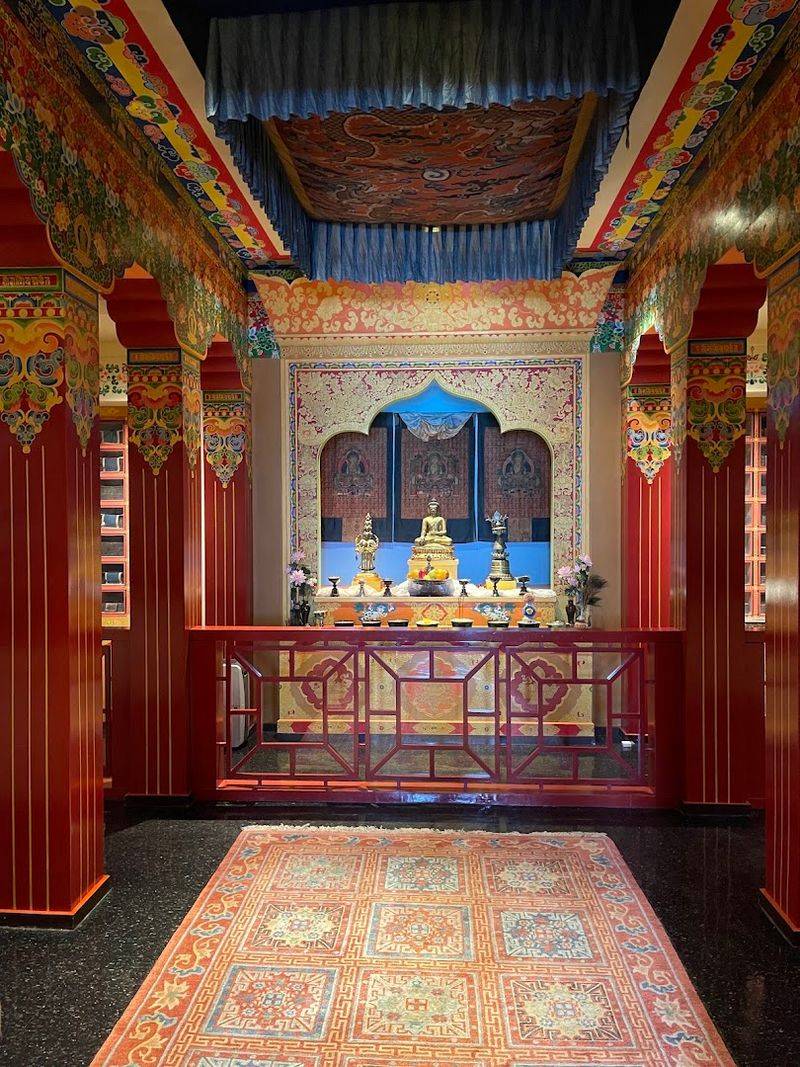 A Tibetan Altar Blessed by the Dalai Lama in Newark A Tibetan Altar Blessed by the Dalai Lama in Newark