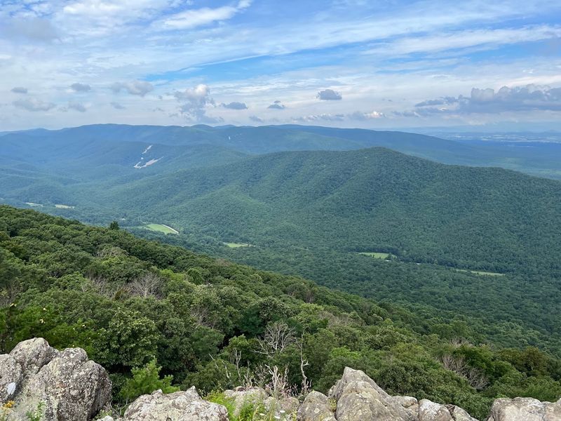 Arriving on the Blue Ridge Parkway