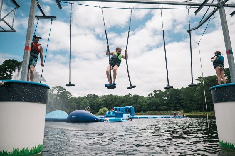 Ascending to New Heights, America's First Above-Water Ropes Course Ascending to New Heights, America's First Above-Water Ropes Course