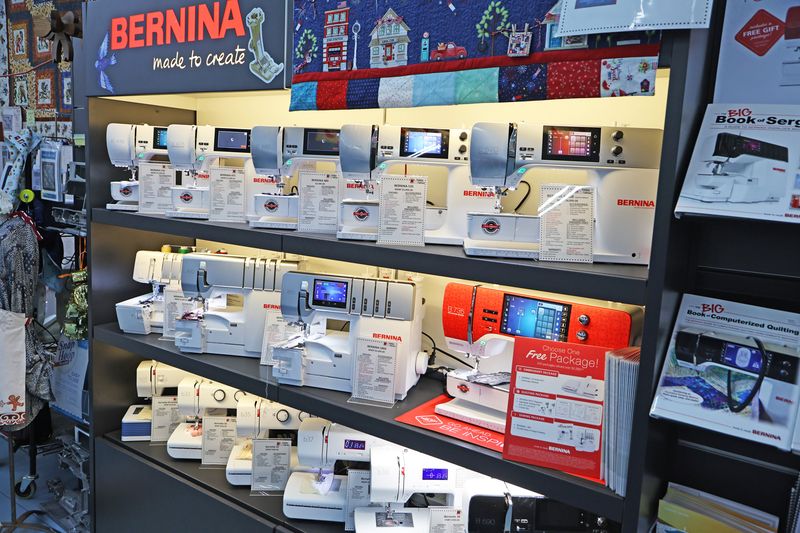 Bernina Machines and Expert Guidance on the Floor Bernina Machines and Expert Guidance on the Floor
