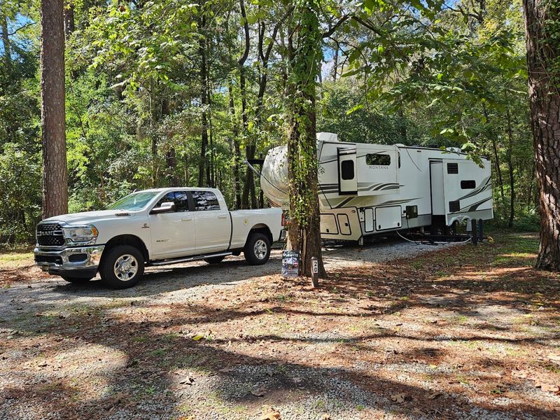 Camping Right on the River at Colleton State Park Camping Right on the River at Colleton State Park