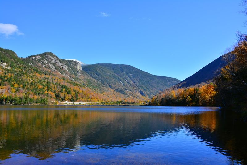 Cannon Mountain Looming Large Overhead