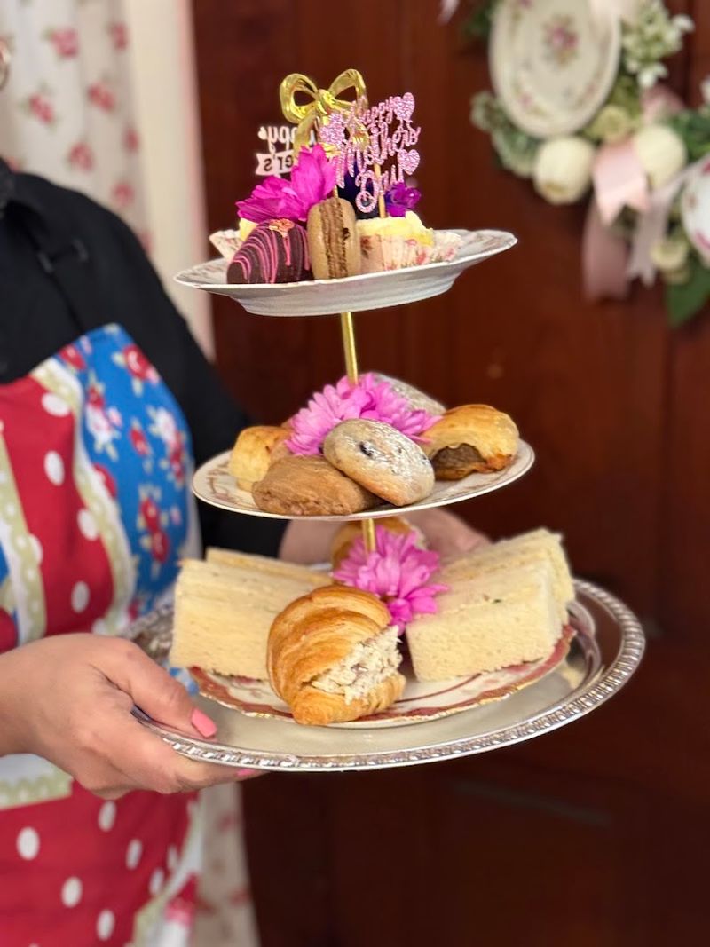 Come Hungry for the Three-Tiered Tray