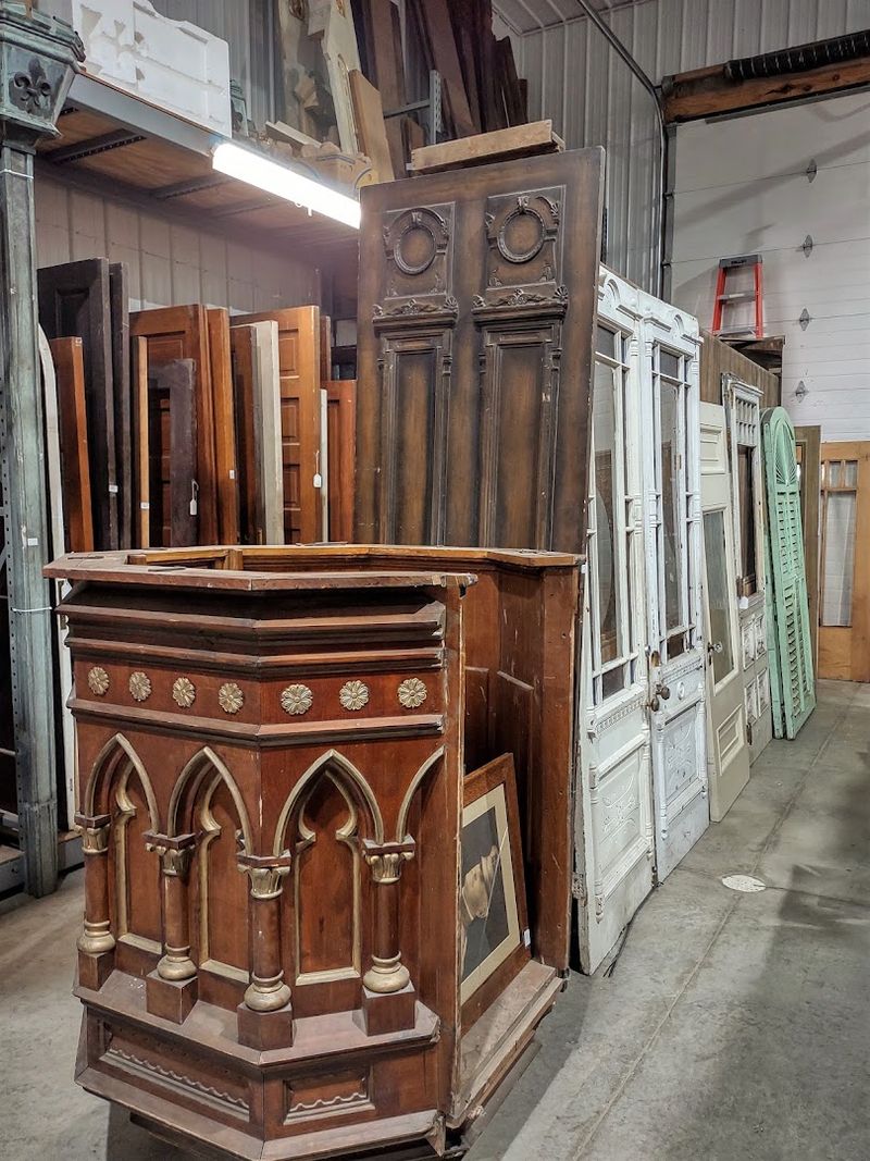 Come See Art Deco Newel Posts Salvaged From Old Mansions
