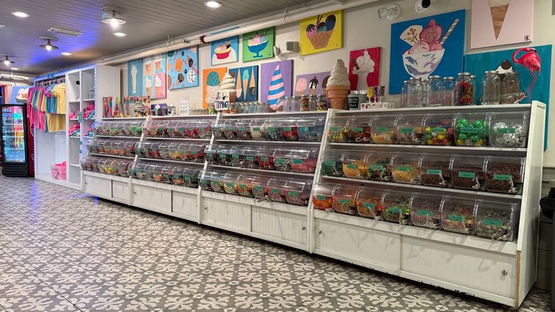 Do Not Miss the Candy Wall on Your Way Out