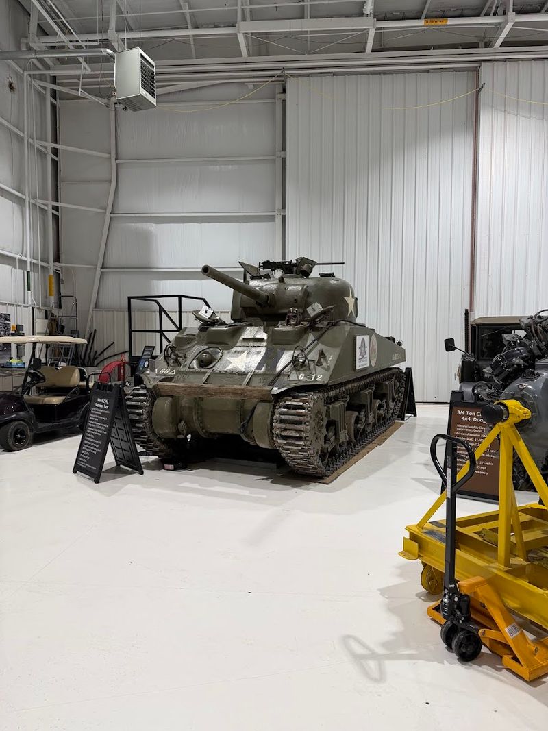 Do Not Miss the Full-Size Vehicles in the Main Hangar Do Not Miss the Full-Size Vehicles in the Main Hangar