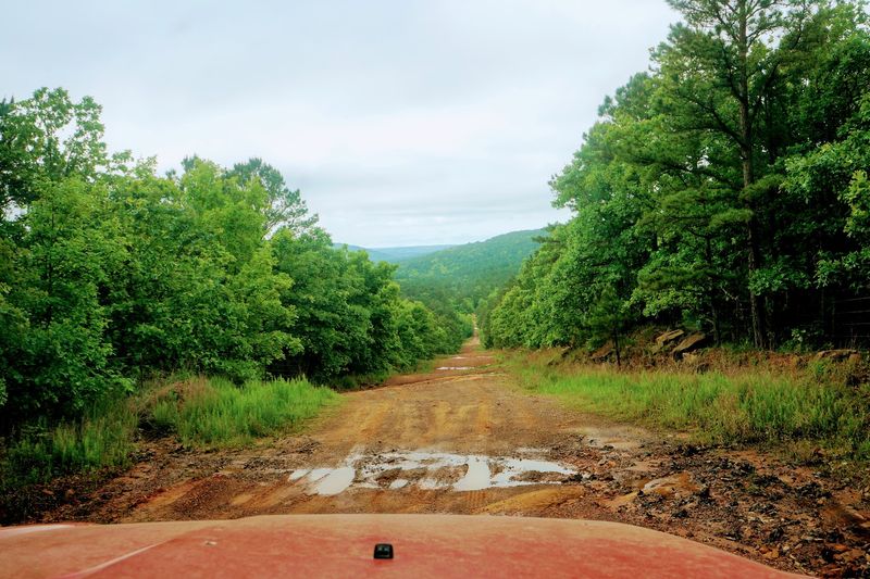Driving The Edge Of The Kiamichi Mountains Driving The Edge Of The Kiamichi Mountains