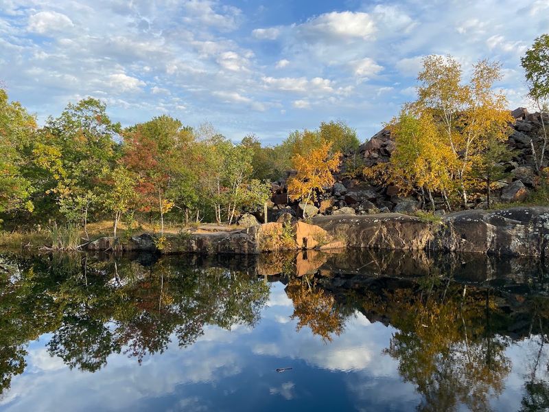 Fishing Spots Spread Across Multiple Quiet Quarry Pools