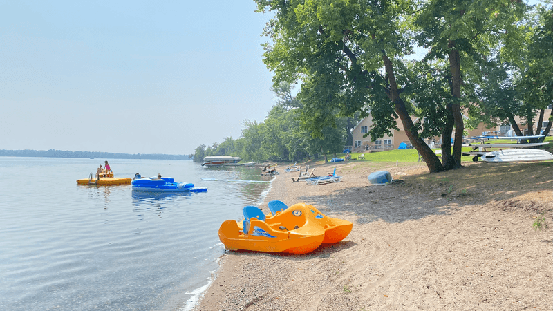 Free Use of Canoes and Paddleboats Free Use of Canoes and Paddleboats
