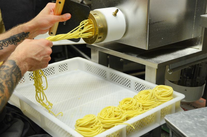 Fresh Pasta Made Right Before Your Eyes