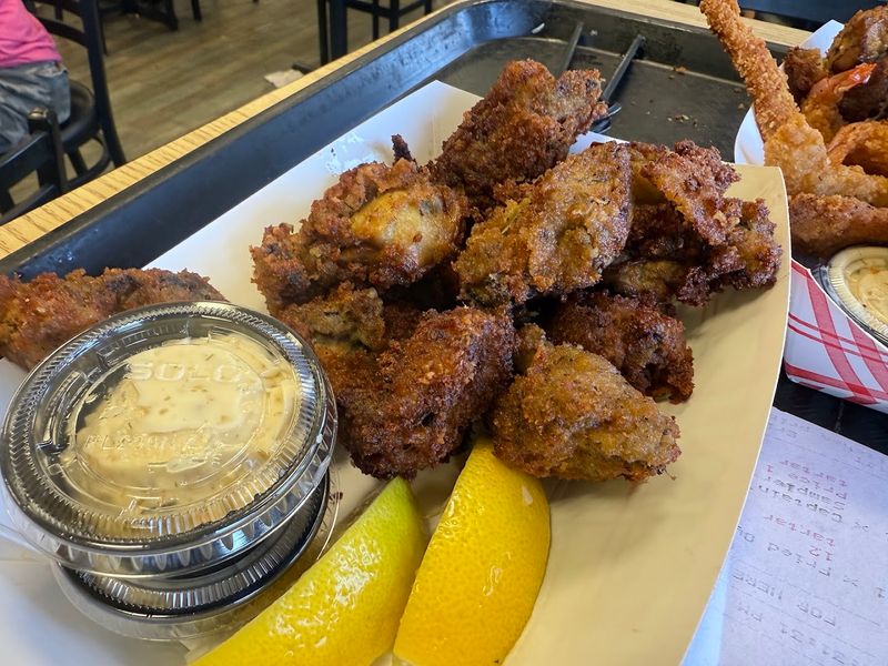 Fresh Rockfish Breaded Daily, Not Frozen