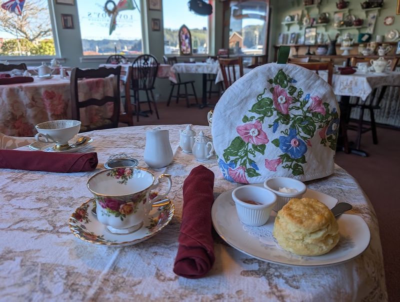 Fresh Scones With Clotted Cream and Jam