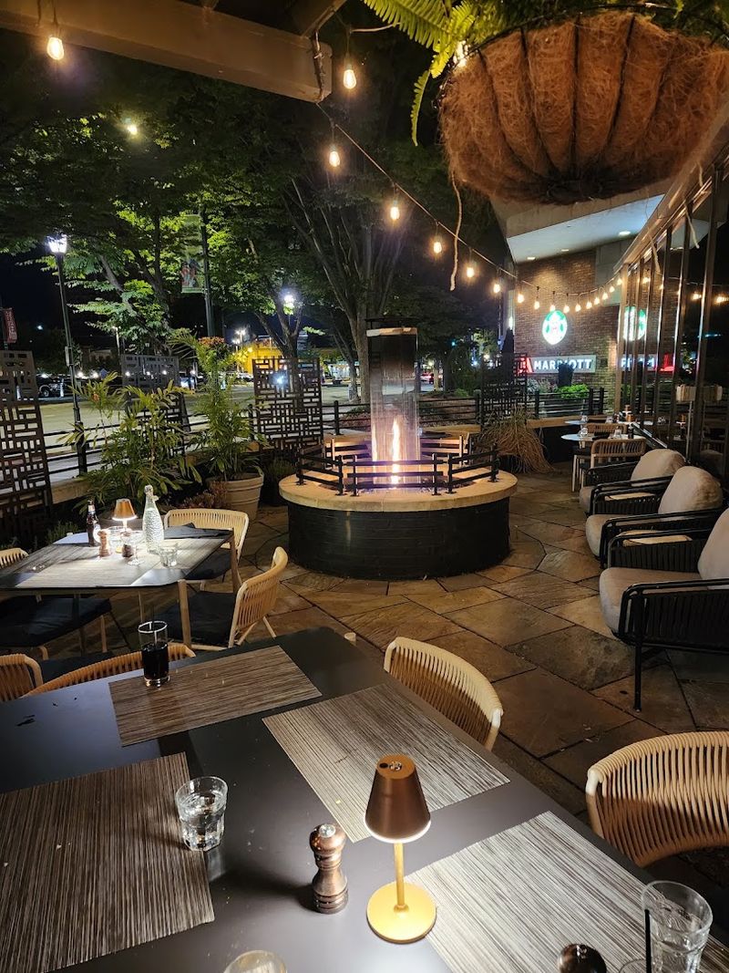 Igloo Dining on the Patio When Winter Rolls In