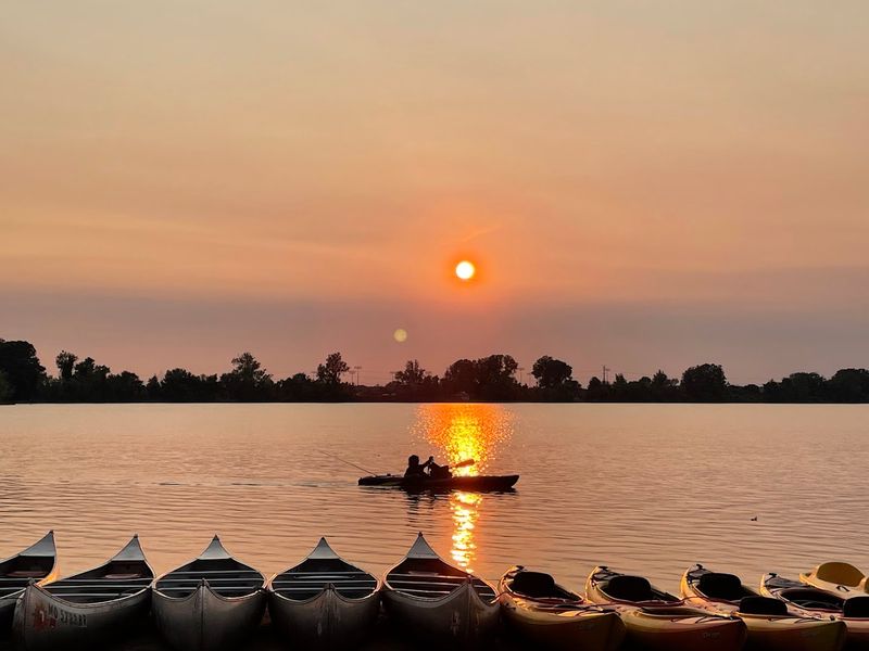 Kayaking On Silken Waters Kayaking On Silken Waters