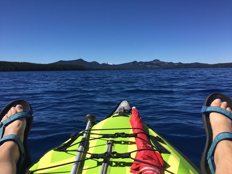 Kayaking and Paddling on a Motor-Free Lake Kayaking and Paddling on a Motor-Free Lake