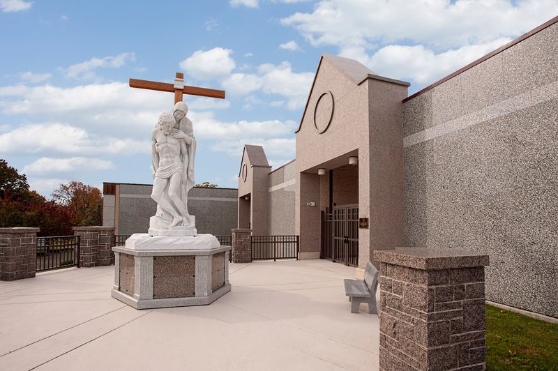 Marble Statues of Saint Anthony and Saint Teresa