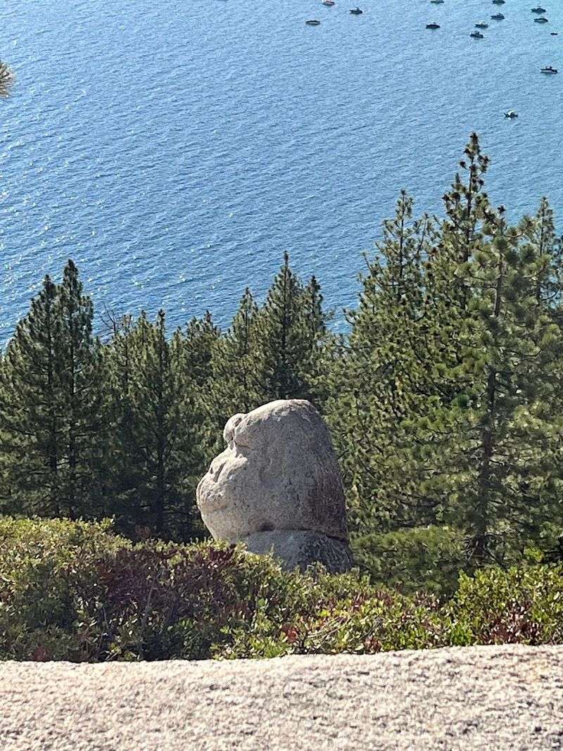 Monkey Rock, a Playful Formation Along the Trail