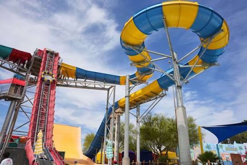 More Than 20 Slides Fill This Tropical Playground