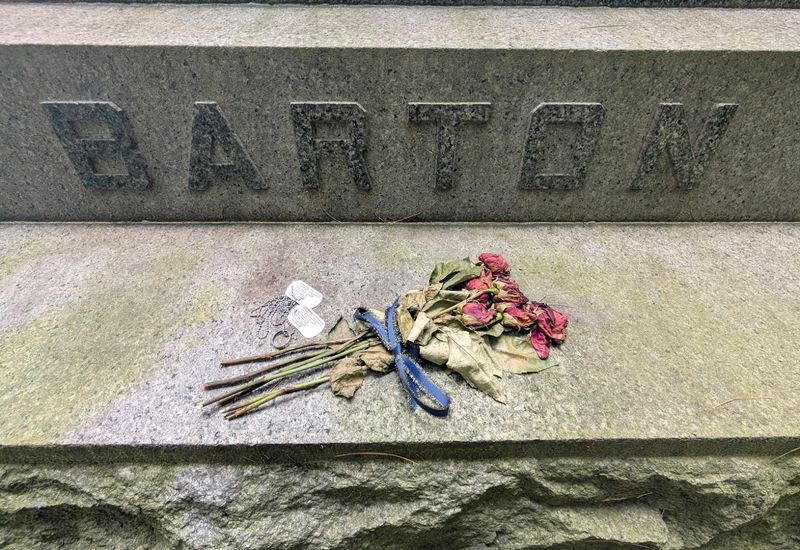 Nancy Barton's Grave in Hart's Location