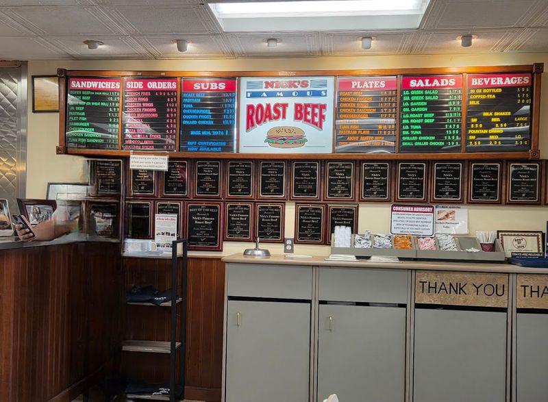 Nick's Famous Roast Beef Massachusetts