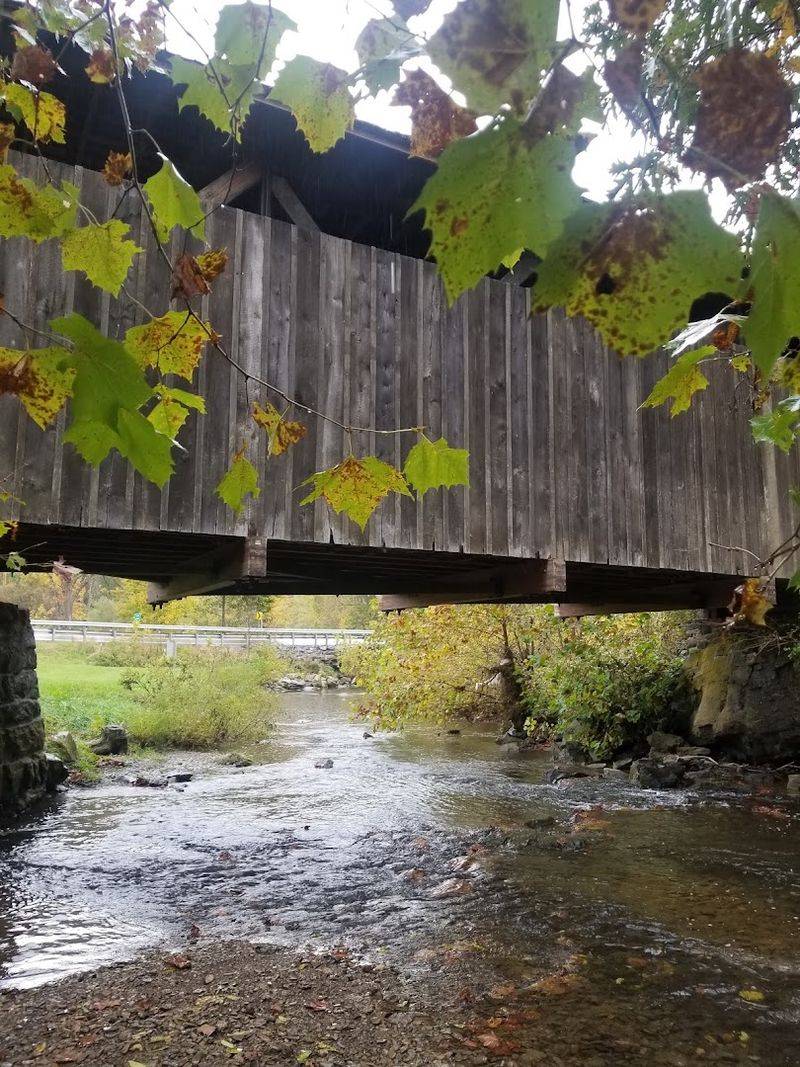 One Of The Most Photographed Covered Bridges In West Virginia