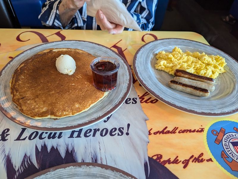 Pancakes Big Enough to Share (But You Probably Won't) Pancakes Big Enough to Share (But You Probably Won't)