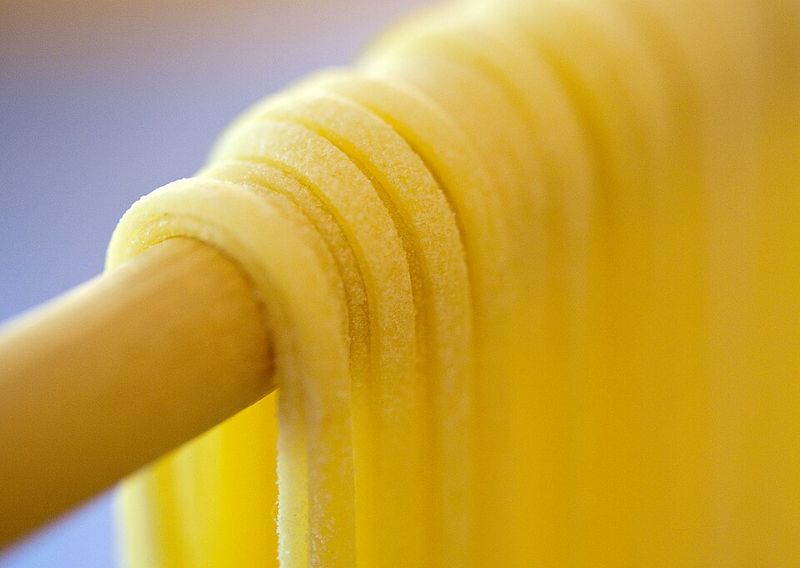 Pasta-Making Tools and Kitchen Supplies on the Shelves Pasta-Making Tools and Kitchen Supplies on the Shelves