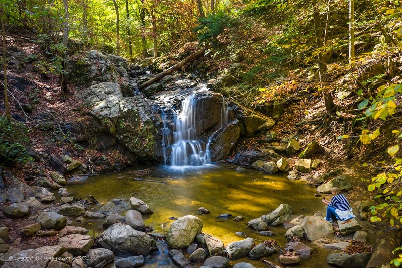 Reaching the 69-Foot Cascade Falls