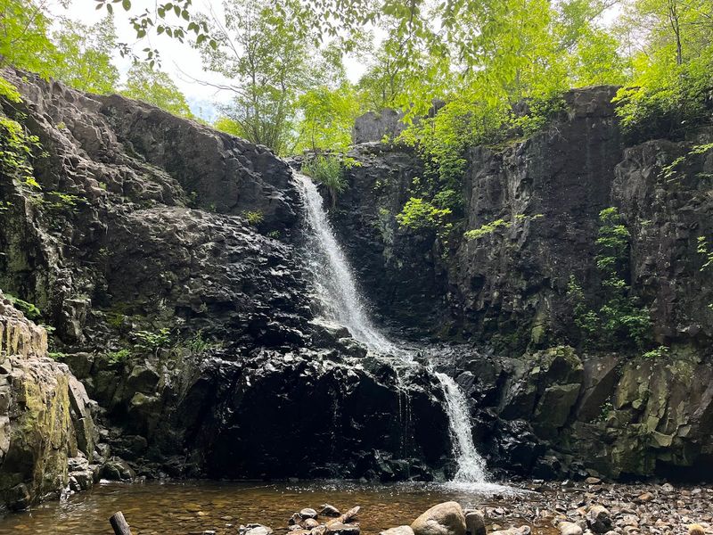Seasonal Waterfalls and the Splash Pools Below Seasonal Waterfalls and the Splash Pools Below