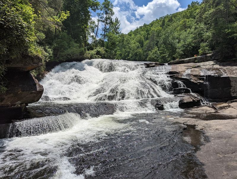 Standing Near Triple Falls