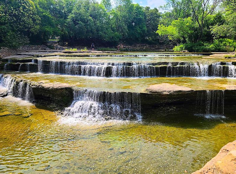 Tarrant County's Only Natural Waterfall Right Inside the City Tarrant County's Only Natural Waterfall Right Inside the City
