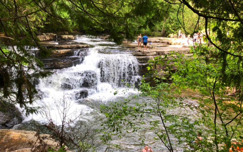 The Cascading Beauty of Dismal Falls The Cascading Beauty of Dismal Falls